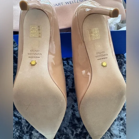 Brand New Stuart Weitzman Nude Stuart 85 Pump - Picture 2 of 4